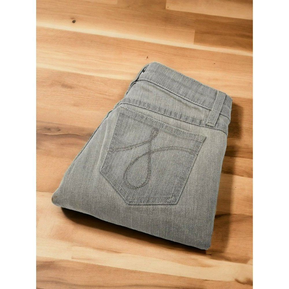 Juicy‎ Jean Couture Jeans Womens 25 Gray Stonewash Denim Skinny Leg Stretch Y2K